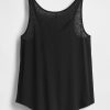 Top typu racerback z mieszanki lnu