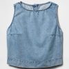 Ultramiękki top z denimu Ultramiękki top z denimu