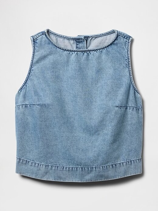 Ultramiękki top z denimu Ultramiękki top z denimu