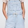 Ultramiękkie jeansowe ogrodniczki typu baggy