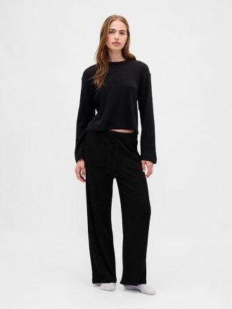 Waffle Crop PJ Top