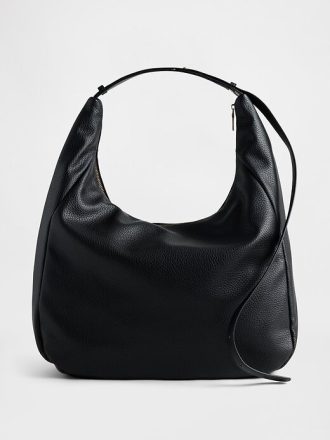 Wegańska torba typu slouchy ze skóry Pebble