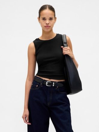 Wegańska torba typu slouchy ze skóry Pebble